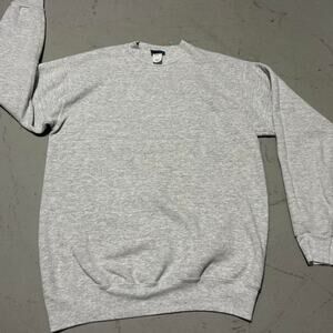 **Big Tag Grey Ultra Fleece Vintage Essential Blank Sweatshirt**